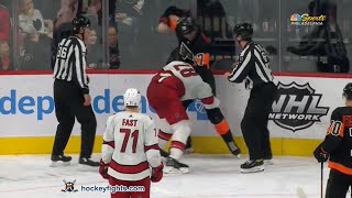 Ian Cole vs Zack MacEwen Feb 21, 2022