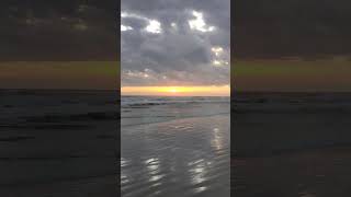 Good Morning First Light. #sunrise #floridabeach #oceanwaves #goldenclouds  #treasuresearch #life