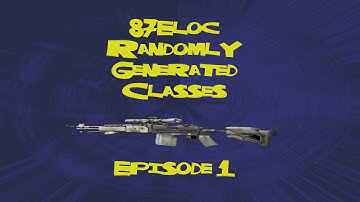 Call of Duty Ghosts: Random Class Generator Ep. 1