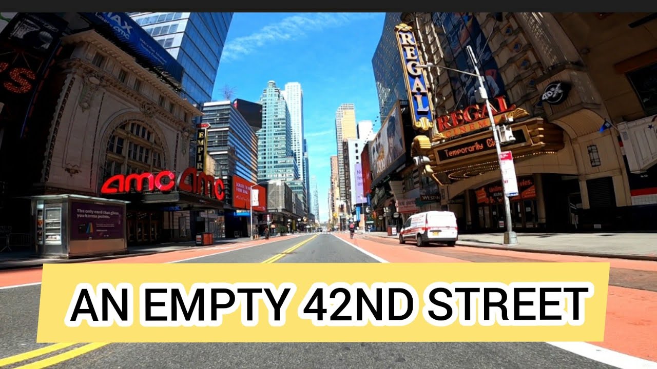 4k⁶⁰|| NEW YORK STATE OF EMERGENCY || MANHATTAN || 42ND STREET|| ( April 25,2020)