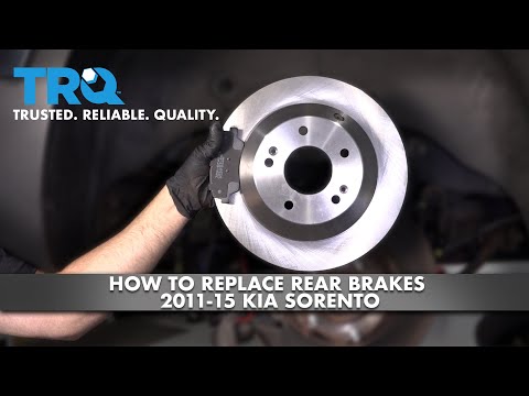 How To Replace Rear Brakes 2011-15 Kia Sorento