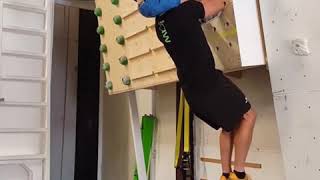 Dad Practices Bouldering With Son's Help - 1020220-2