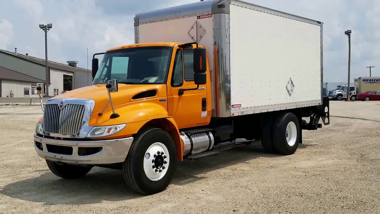 2012 Under CDL 16ft Box Truck Auto Trans 5500lb LG YouTube
