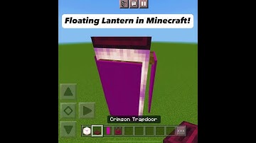 Minecraft: Floating Lantern | #shorts #minecraft #buildhacks #minecraftbuilds #tutorial