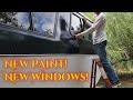 New paint and new windows on my 1973 land n sea craft