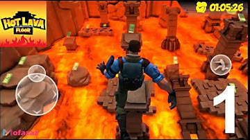 Hot Lava Floor android gameplay & walkthrough.