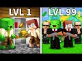 JJ and Mikey From POOR to RICH Criminal Evolution Life Cycle in Minecraft - Maizen