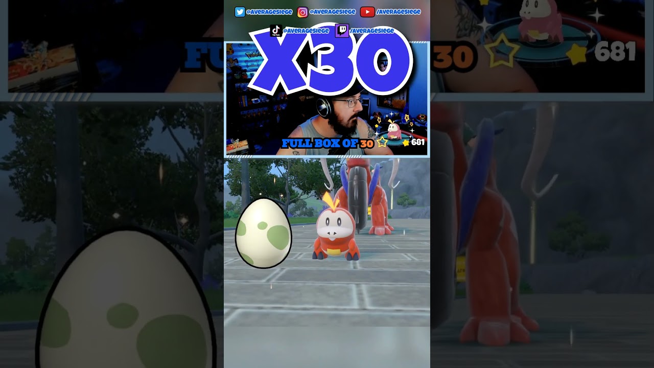 Daily Shiny Hunt | Day 34 | Fuecoco | Shiny Living Dex