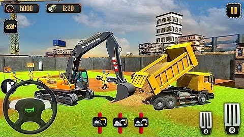 Mega Machines Construction Simulator 2023 - Highway Tunnel Construction  - Android Gameplay