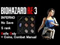 【実況】インフェルノに通常ナイフ+特典でノーセーブ - Sランク (01:12:20)【バイオハザードRE3】