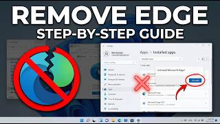 How to Uninstall Microsoft Edge Browser - Delete Edge Permanently From Windows 10/11 Wealth