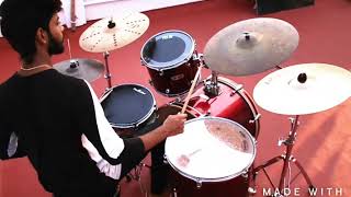 Neeyum Naanum Anbe | Drum cover | Vijaysethupathi, Nayanthara ,Hiphopthamizha