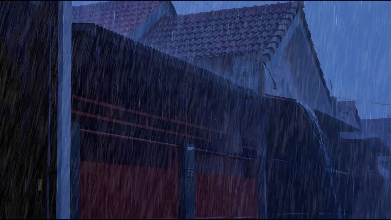 ⛈️ ASMR Gentle Rain and Thunderstorm Sounds to Relax Your Body and Mind 😴