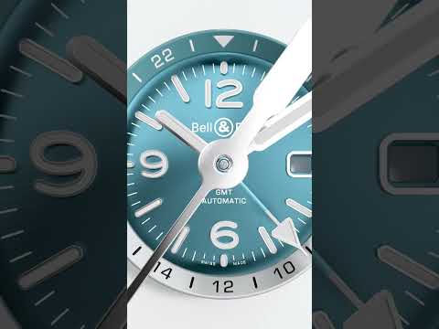 Crafted for globetrotters, the iconic BR 05 GMT watch in a new unique Sky Blue color