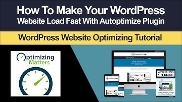How To Speed Up Your WordPress Site With Autoptimize (Step By Step Tutorial)