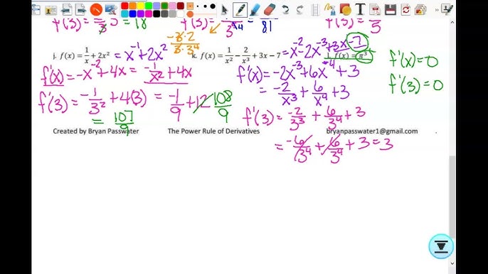 2.5a Power Rule & Definition of Derivative 2324 