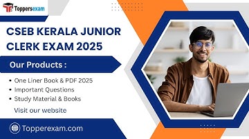 CSEB KERALA JUNIOR CLERK One Liner Book & PDF 2025, Important Questions #cseb #kerala #juniorclark