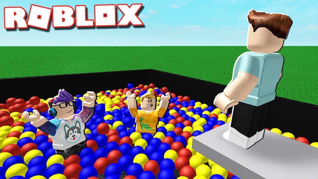 Jump In The Ball Pit In Roblox Youtube - fall into the ball pit roblox