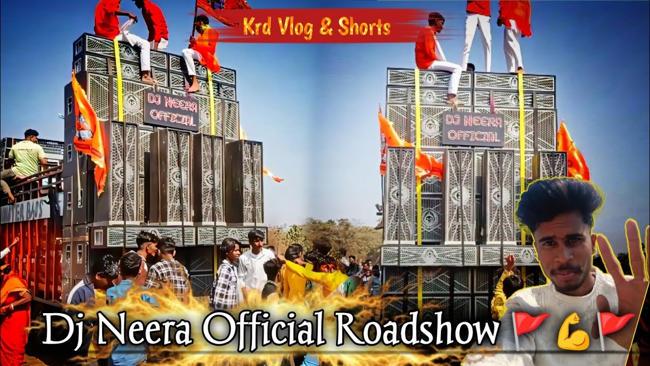 Dj Neera Official Roadshow 🚩💪🚩 At Nirsa  Mugma in kalash yatra 🙏