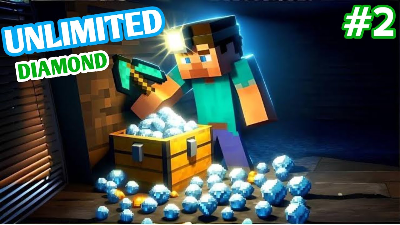 MINECRAFT SURVIVAL SERIES UNLIMITED DIAMOND #2 - YouTube