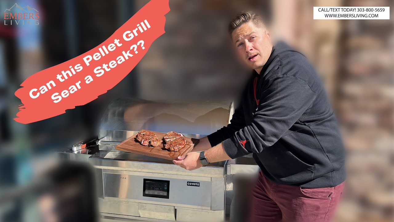 The 36” Coyote Pellet Grill review( Can a pellet smoker Sear a steak?!)