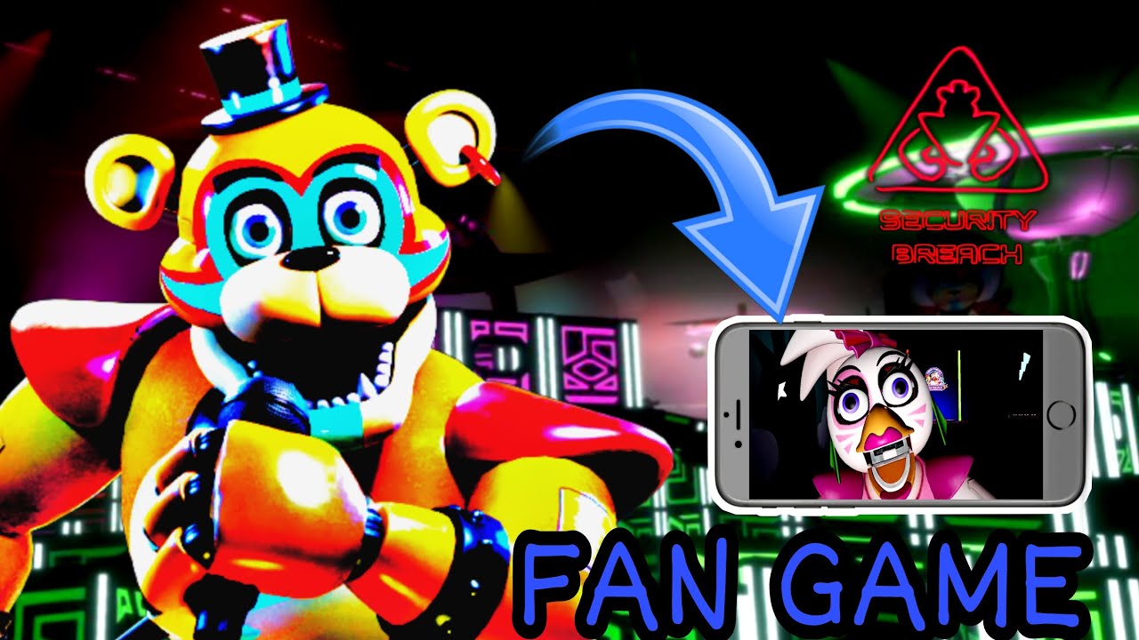 FNAF! JOGOS TIPO FNAF SECURITY BREACH MOBILE PARA CELULAR ANDROID - FIVE  NIGHTS AT FREDDY'S 