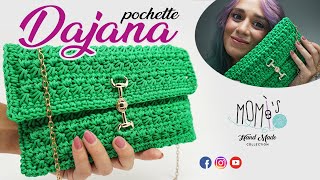 POCHETTE ALL'UNCINETTO FACILE - DAJANA - PUNTO MARGHERITA - EASY CROCHET CLUTCH BAG 🌻 Momì's 🌻