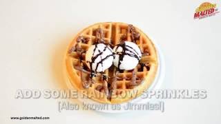 How to Make a Waffle Sundae