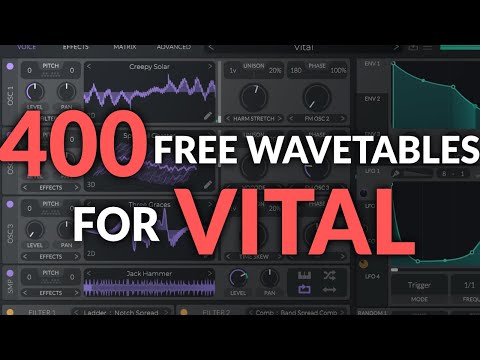 400 FREE wavetables for Vital - Matt Tytel Synth