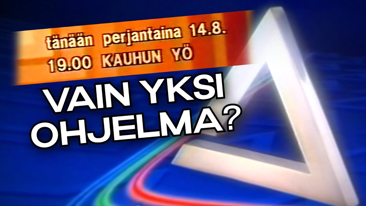 Miksi Kolmoskanava aluksi lähetti vain 2 tuntia päivässä?