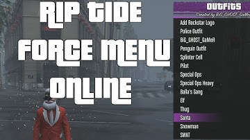 [PS3/XBOX/PC/1.26] FREE GTA 5 Mod Menu - RIPTIDE Force v1.0 + DOWNLOAD (GTA 5 MODS)