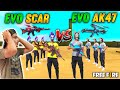 Free Fire New EVO SCAR Vs EVO AK47 😲😱|| Which One Is Better Full Comparison - Garena Free Fire