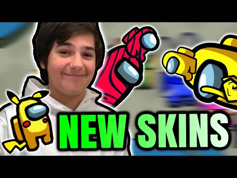 Among Us BEST New SKINS (New Skins + More)