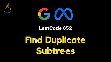 652. Find Duplicate Subtrees - JAVA (DFS + HashMap - Detailed explanation + Coding)