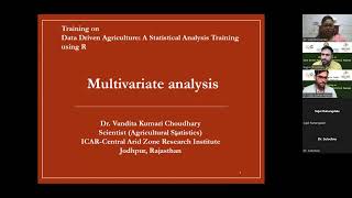 Multivariate Analysis Using R: Data Driven Agriculture