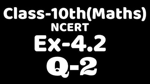 Class 10 Ex 4.2 Q2 maths Ncert chaper 4, Factorisation method, Quadratic Equation  ,VKS Maths x,