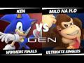 GEN 4.0 WINNERS FINALS - KEN (Sonic) Vs. Mild Na H.O (Donkey Kong) Smash Ultimate - SSBU