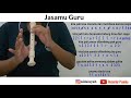 Not Angka Rekorder Lagu Jasamu Guru | Tutorial Main Rekorder Lagu Jasamu Guru | Recorder Jasamu Guru