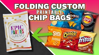 How To Fold a Custom Printed Chip Bag (For Beginners)