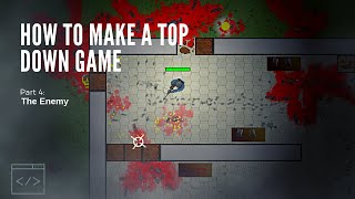 How To Make A Top Down Game - Construct 3 - Part 4 -  The Enemy