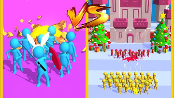 Gun Clash 3D Vs Join Clash 3D : Gameplay Walkthrough Part 12 - Level 1-9999 All Level (iOS, Android)