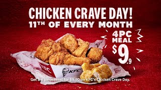 Chicken Crave Day is on the 11th of every month!