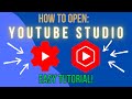 How to open Youtube Studio - Full 2023 Tutorial