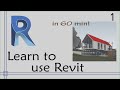 Revit - Complete Tutorial for Beginners - Learn to use Revit in 60 minutes - Part 1