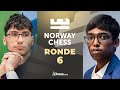 Alireza firouzja  praggnanandhaa au norway chess 2024  ronde 6