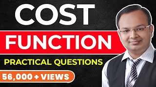 Business Mathematics | Cost Function | Part-2 | Practical Questions |