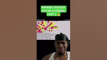 Eminem CRAZIEST Rhyme Schemes! Part 5 #rap #hiphop