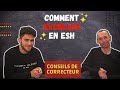 Exceller en esh  les conseils dun correcteur