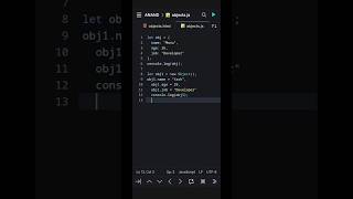 JavaScript Objects Made Easy 🔥 | JS Basics #Shorts #coding #javascript September 19, 2026