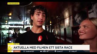 Malte Gårdinger and Elsa talking about the movie 🍿Ett Sista Race (part 1)